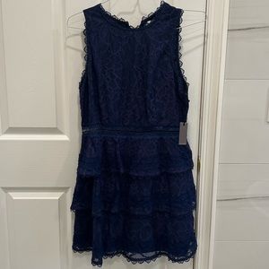 Blue lace dress - homecoming